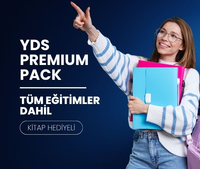 YDS Premium Pack — Tüm Eğitimler Dahil (Kitap Hediyeli)