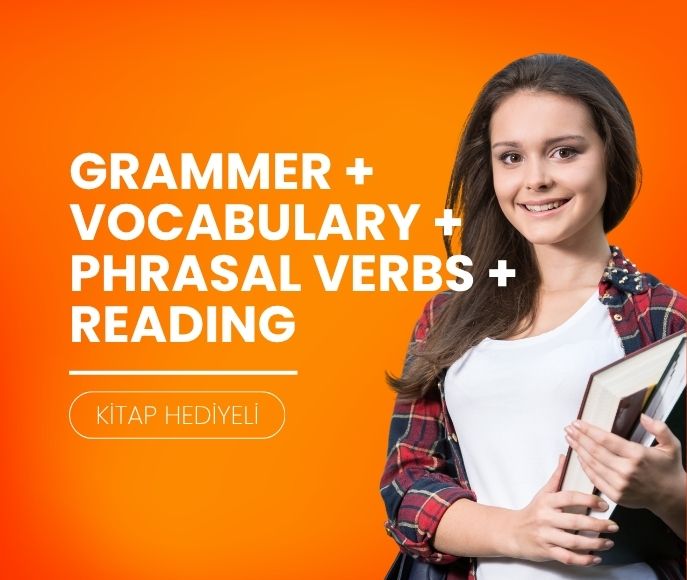 Grammar + Vocabulary + Phrasal Verbs + Reading (Kitap Hediyeli)