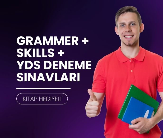 Grammar + Skills + YDS Deneme Sınavları (Kitap Hediyeli)
