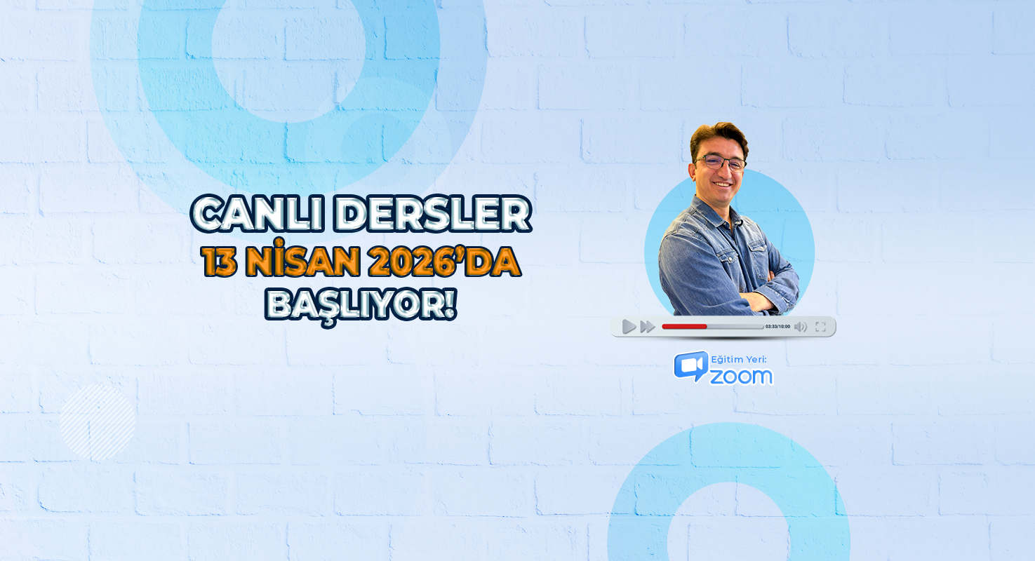 Canlı Dersler Başlıyor!
