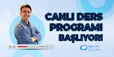 Canlı Dersler Başlıyor!