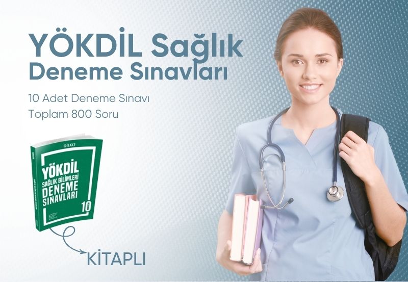 YÖKDİL SAĞLIK BİLİMLERİ Deneme Sınavları - Kitaplı